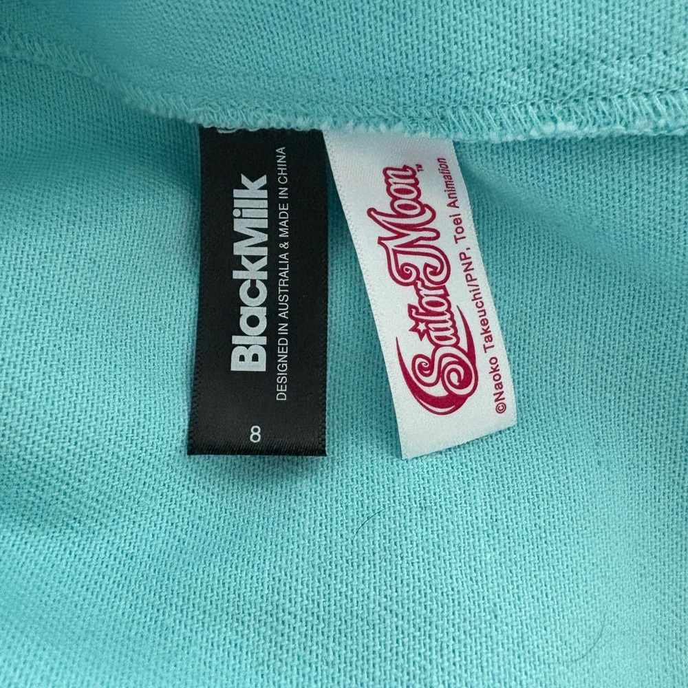 Blackmilk Sailor Moon Aqua Button-Up Cropped Jacket (part of a set) WORN ONCE - Picture 6 of 6